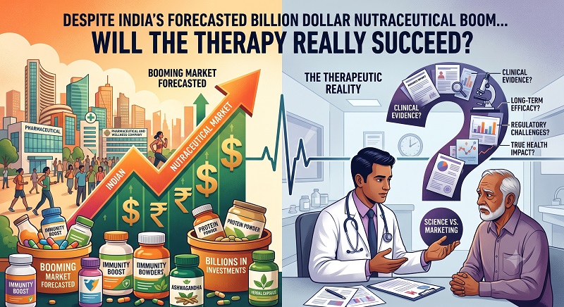 Despite India's Forecasted Billion Dollar Nutraceutical Boom... Will the Therapy Really Succeed
